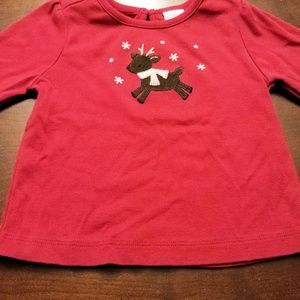 Christmas Red Winter Reindeer Gymboree